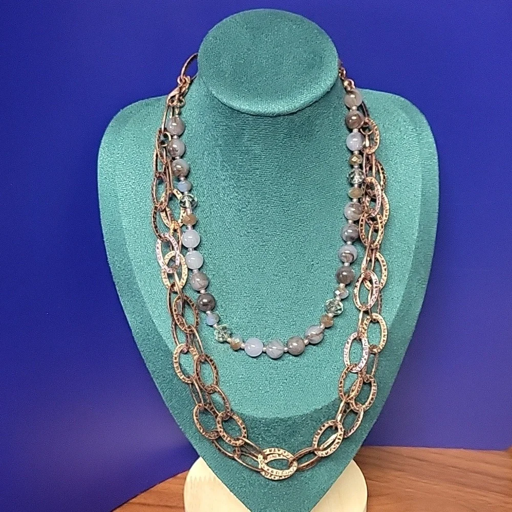 VINTAGE PREMIER DESIGNS ENGLISH ROSE NECKLACE - Picture 8 of 10